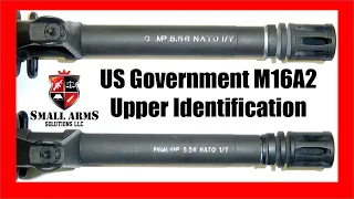 US Government M16A2 Upper Identification