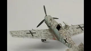 Full Build Adolf Galland Messerschmitt Bf-109 E3 (Tamiya 1/72)
