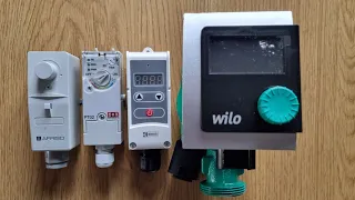 Как подключить термостат к циркуляционному насосу WILO  VIESSMANN