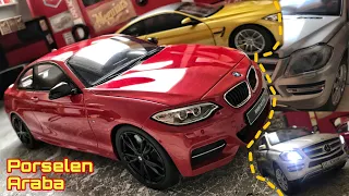 BMW 2.35M Naylon Camlı Porselen Araba | Işıklandırmalı Mercedes | 1:18 Collection