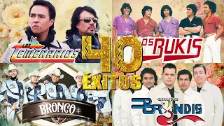 GRUPERAS 90S RECUERDOS DEL AYER - BRYNDIS, TEMERARIOS, BUKIS, BRONCO SUS 40 EXITOS ROMANTICOS