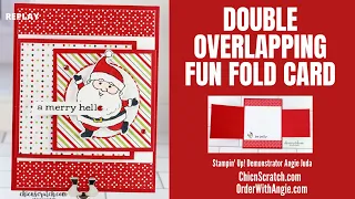 Double Overlapping Fun Fold Card