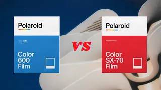 Comparing Polaroid SX-70 vs 600 film