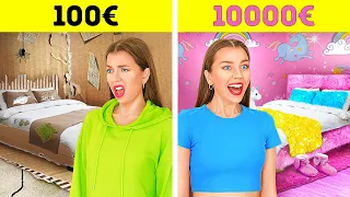 PALAIS LUXUEUX VS APPARTEMENT ÉCONOMIQUE 😱 Maison Riche VS Pauvre par 123 GO! TRENDS