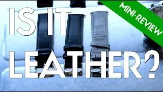 How to tell if a strap is Genuine leather: $5 Kopeck Strap Review from Gearbest