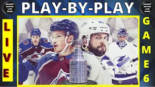 PLAY BY PLAY NHL PLAYOFFS GAME COLORADO AVALANCHE VS TAMPA BAY LIGHTNING