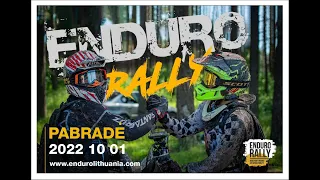 Enduro Rally PABRADĖ 2022 oficialus