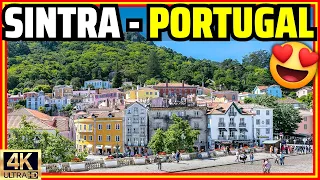 Sintra, Portugal 😍A Real-Life Fairytale Town Near Lisbon! Walking Tour [4K]