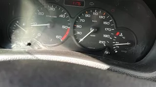 Peugeot 206 1.4 hdi acceleration