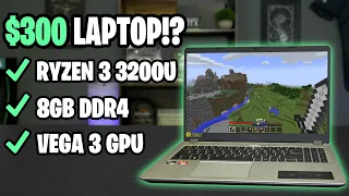 GAMING on a $300 LAPTOP!