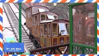 Budapest Castle Hill FUNICULAR TRAM (Budavári Sikló) Cable Car - Budapest, Hungary attractions