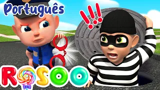 Police Song + Esconde - Esconde | Rosoo em Português - Músicas Infantis & Canções Infantis