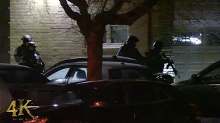 Toronto: Tactical & K9 searching for shooter after crash 1-15-2017