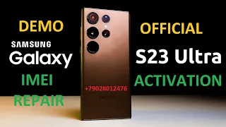 Samsung s23 imei repair Demo LDU activation official самсунг демо активация 23 серии официально