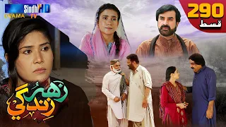 Zahar Zindagi - Ep 290 | Sindh TV Soap Serial | SindhTVHD Drama