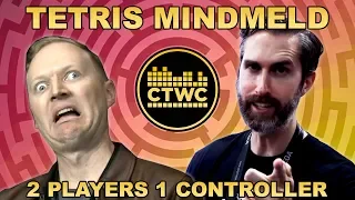 Jonas + Trey Tetris Mindmeld - One Player on D-Pad, the Other Rotates! WORLD RECORD