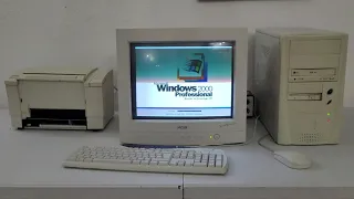 Old computer boot up Windows 2000