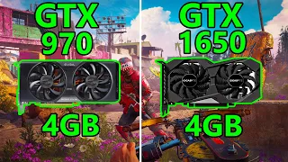 GTX 970 vs GTX 1650 - 9 Games tested on 1080p