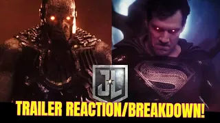 SNYDER CUT JUSTICE LEAGUE TRAILER REACTION AND BREAKDOWN!