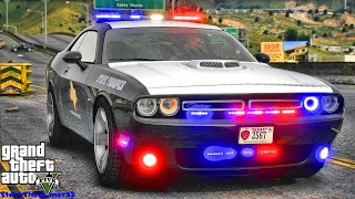 Playing GTA 5 As A POLICE OFFICER Supercars Sunday Patrol| GTA 5 Lspdfr Mod| 4K