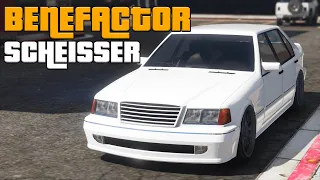 Benefactor Scheisser (Mercedes W140) | GTA V Lore-Friendly Car Mod | PC