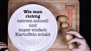 wie man richtig... SCHNELL KARTOFFELN SCHÄLT (Lifehack)