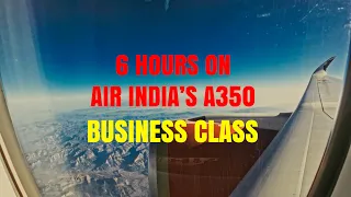 [№1] 6 Hours on Air India's AMAZING NEW A350's Business Class + Bengaluru's T2 + 080 Airport Lounge