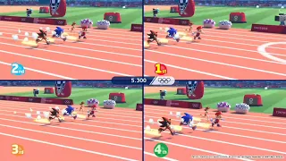 Mario and Sonic at the 2010 Olympic Games(100m dash) but with 2016's music and Other Voice Clips.