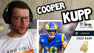 Rugby Player Reacts to COOPER KUPP (Los Angeles Rams, WR) #4 NFL Top 100 Players in 2022