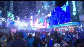 New York Times Square New Years show 2011-2012 - With Justin Bieber