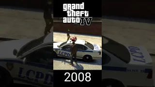 Evolution of Busted in GTA Game's #shorts #youtubeshorts #viral #gta #gta5 #gta6  #evolution