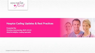 [Webinar Replay] Hospice Coding Updates & Best Practices