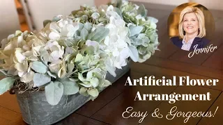 How to Make an Artificial Flower Arrangement