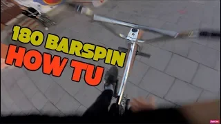 how to 180 barspin | как сделать 180 барспин на bmx | mtb