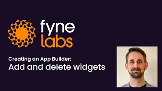 Creating an App Builder Series 2 Episode 1: Adding and removing widgets