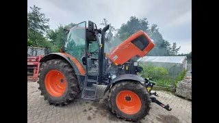 Kubota M110 GXII ogień z odmy przód do góry czy jakoś tak to było ;)