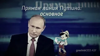 Прямая линия Путина 2019: основное