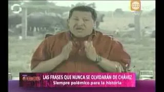 A las Once -Las frases que nunca se olvidarán de Chávez- 05/03/13