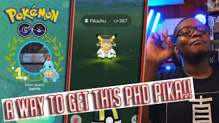 Pokémon Go: A Way to get PhD Pikachu!!!