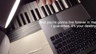 John Mayer - You're Gonna Live Forever in Me | Piano Only