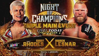 Brock Lesnar Vs Cody Rhodes Night Of Champions 2023 Full Match