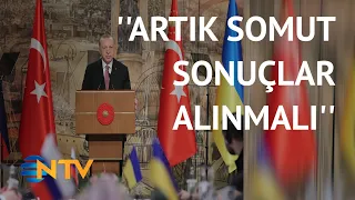 @NTV Cumhurbaşkanı Erdoğan, İstanbul’da Rusya ve Ukrayna heyetleriyle görüştü