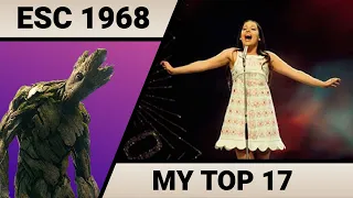 ESC 1968 | My Top 17