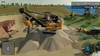 Farming Simulator 22. Как сделать собственный карьер песка