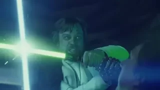 Luke Skywalker vs Kylo Ren | All 3 Flashback Scenes (HD)