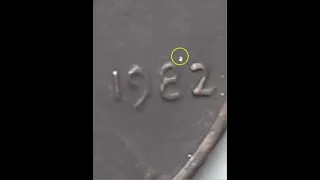 1982 Small Date ? Copper Lincoln Cent wide AM, One in a million-coin's MrEvolutiongonewrong