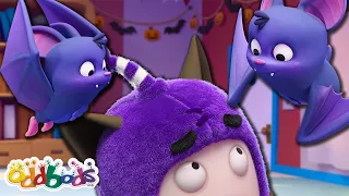 Jeff's Feeling a Bit Batty at Halloween! 🦇 | Oddbods Cartoons | Funny Cartoons For Kids