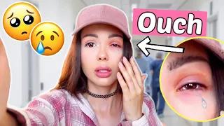 Ouch 😭 Sarinas Auge ist verletzt | ViktoriaSarina