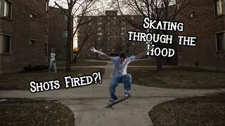 Skating Around the Hood?! [Gone Wrong]