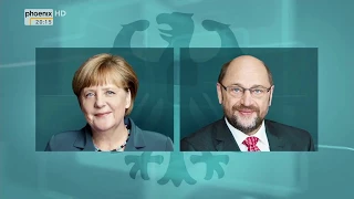 TV-Duell zwischen Angela Merkel und Martin Schulz mit Gebärdensprache am 03.09.17